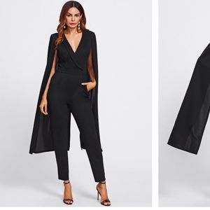 Opened blazer jumpsuit